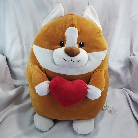 Animal Adventure Squeeze With Love Corgi Dog Squish Plush Toy Rare 16 Inch 2019 - Picture 1 of 10